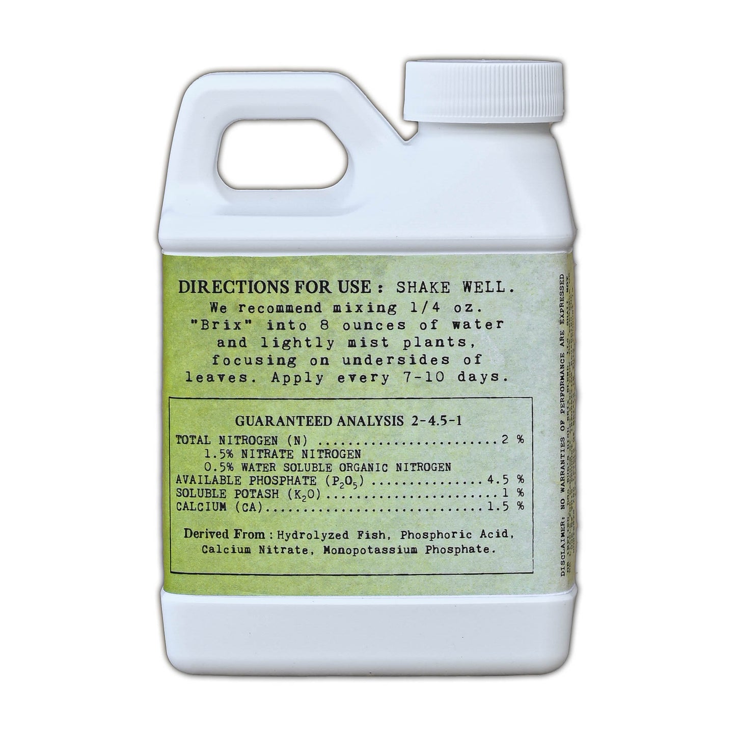 Brix Foliar Spray - Quart