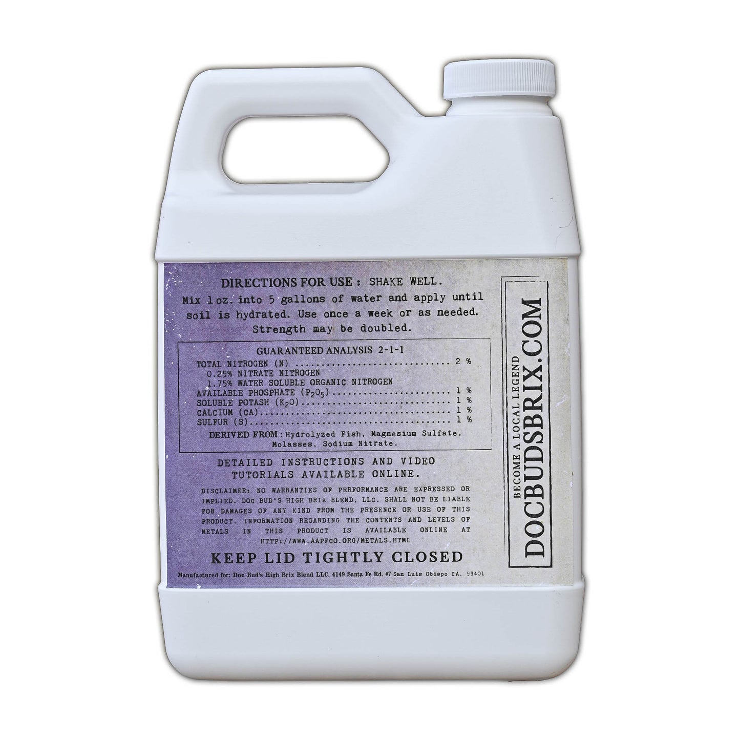 Transplant Drench - Gallon
