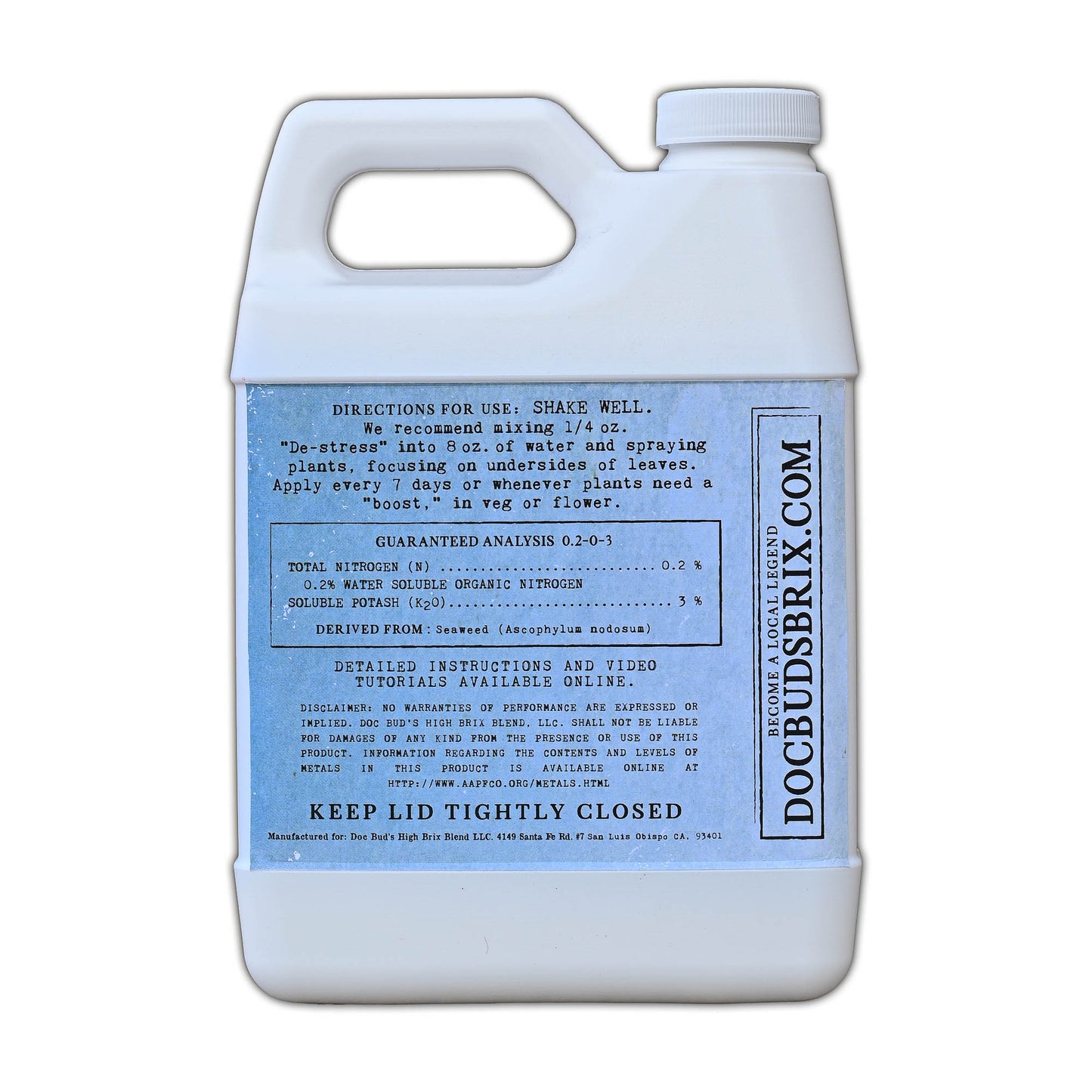 Destress Foliar Spray - Quart